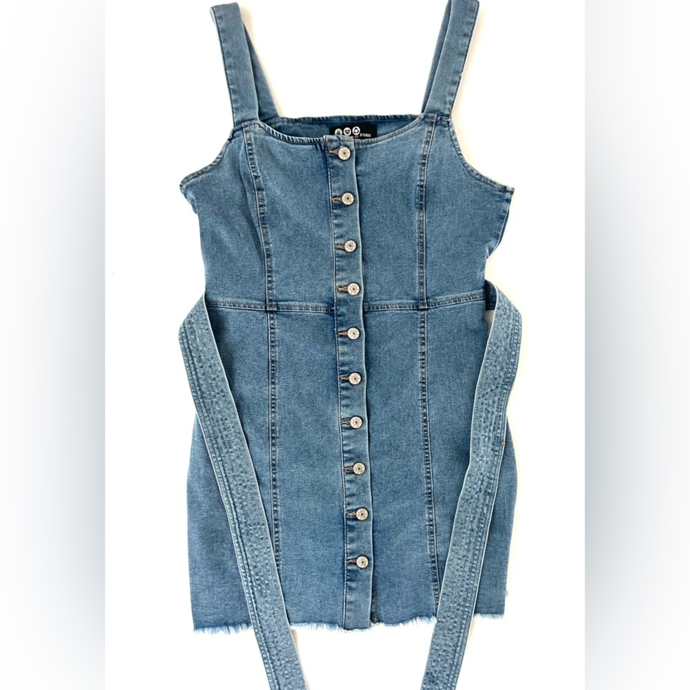 Rewash Denim Button-Up Dress Size (Fits Like S) - Picture 2 of 11